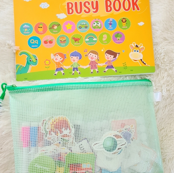 Preschool Busy Book, 30 Themes Preschool Learning Activities for Kids Montessori - Picture 6 of 8